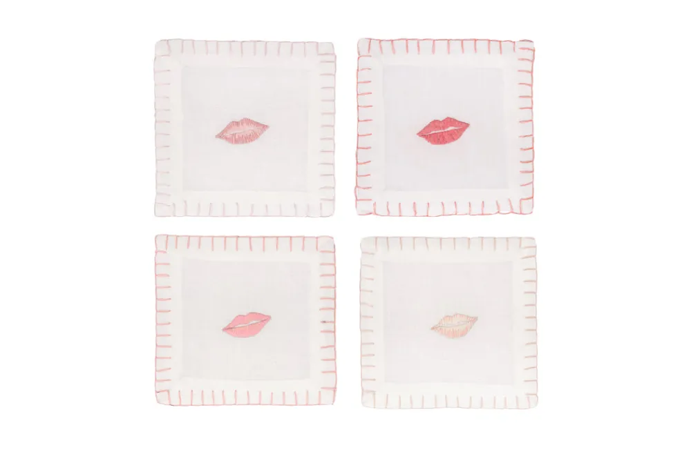 Francesca Miranda Place Settings & Linens|Beso Cocktail Napkins, Set of 4