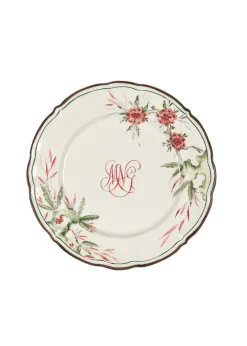 Laboratorio Paravicini Dinnerware|Bespoke Chinoiserie Monogram Dessert Plate