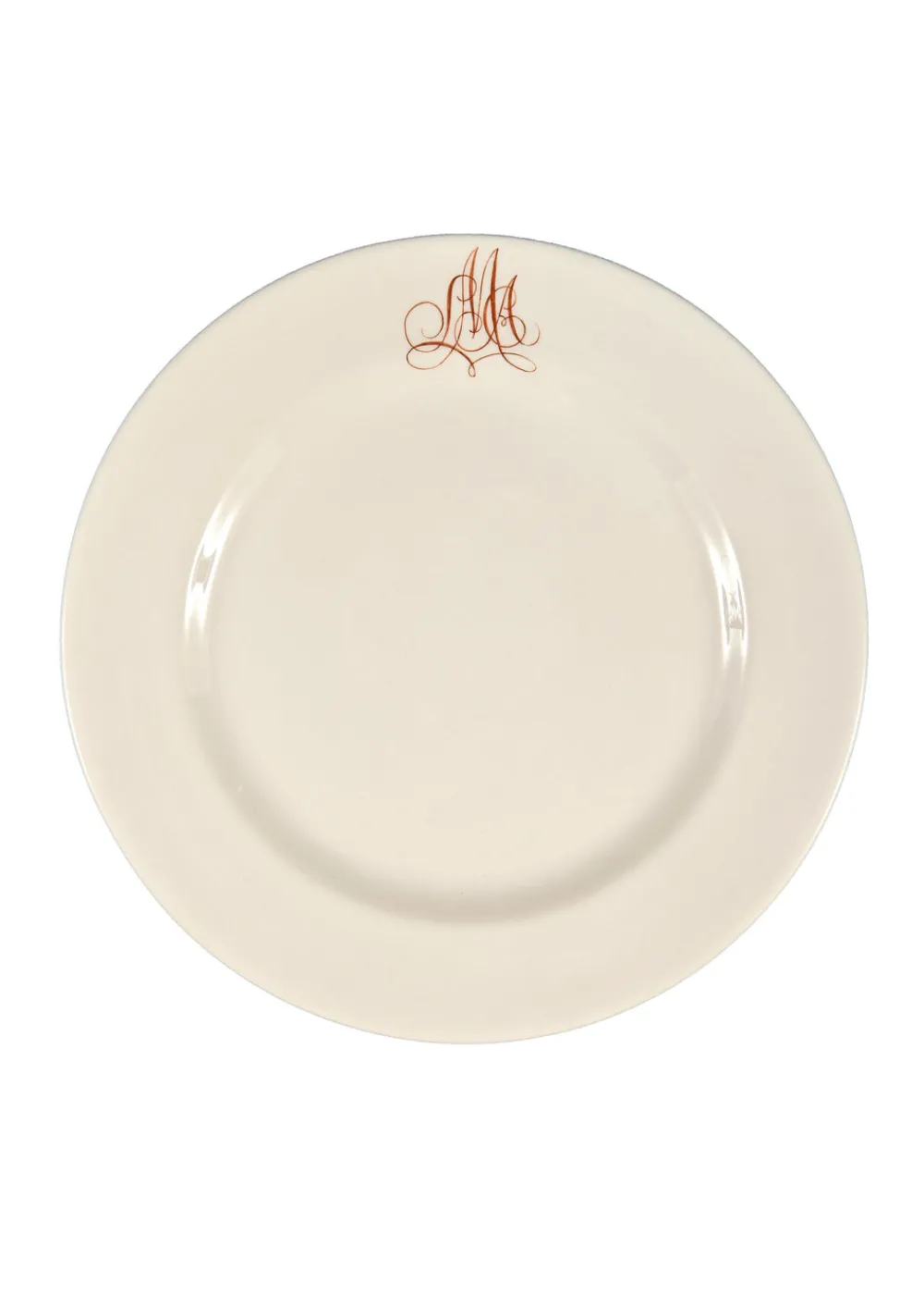 Laboratorio Paravicini Dinnerware|Bespoke Empire Plate with Interlaced Monogram, Set of 12