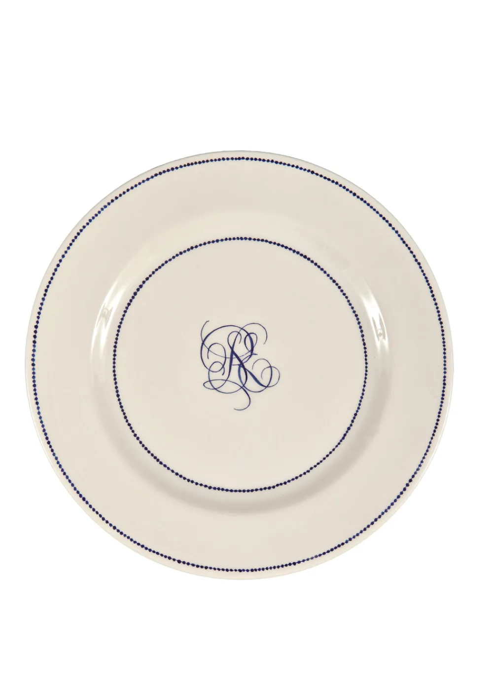 Laboratorio Paravicini Dinnerware|Bespoke Empire Plate with Monogram, Set of 12