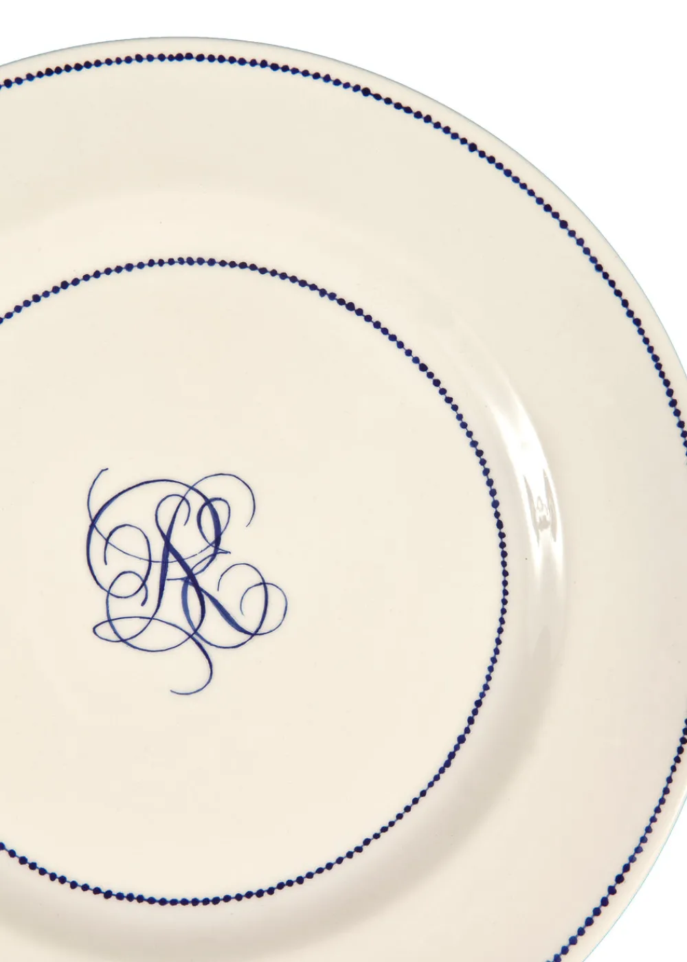 Laboratorio Paravicini Dinnerware|Bespoke Empire Plate with Monogram, Set of 12