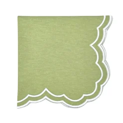 Flying Sheep Country Place Settings & Linens|Bettina Napkin in Sage, Set of 4