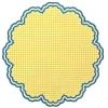 Flying Sheep Country Place Settings & Linens|Bettina Placemat in Yellow Gingham, Set of 4