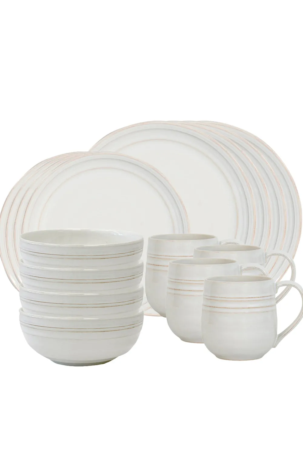 Juliska Dinnerware|Bilbao Whitewash, 16-Piece Set