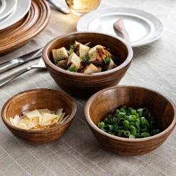 Juliska Dinnerware|Bilbao Wood Nesting Bowls
