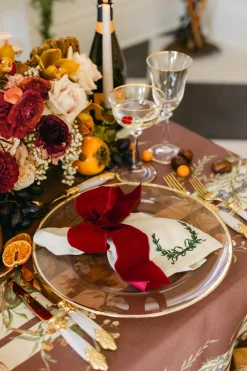 Nadia & Co Place Settings & Linens|Birds in Bloom Tablecloth