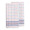 Caravan Place Settings & Linens|Bistro Tea Towel in Blue & Red, Set of 2