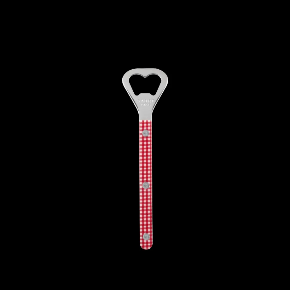 Sabre Flatware|Bistrot Bottle Opener in Red Gingham