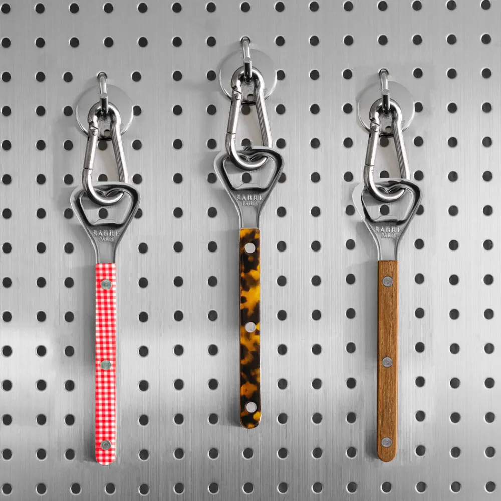 Sabre Flatware|Bistrot Bottle Opener in Red Gingham