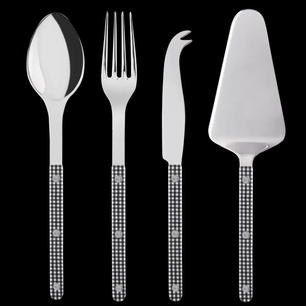 Sabre Flatware|Bistrot Must-Have Pieces in Black Gingham