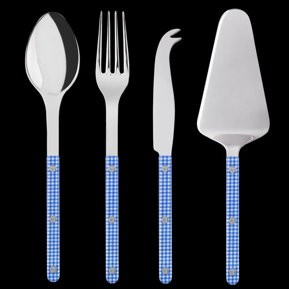 Sabre Flatware|Bistrot Must-Have Pieces in Blue Gingham