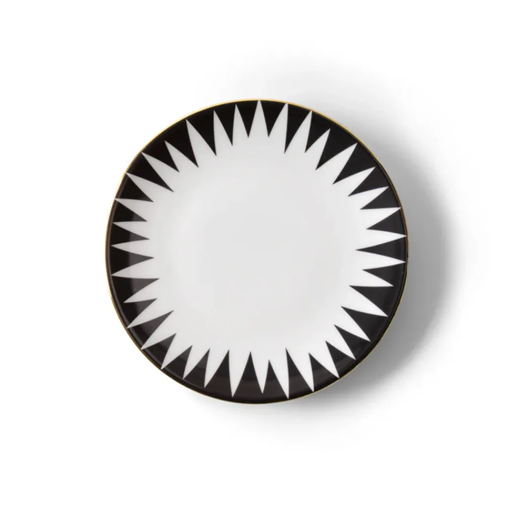 Molecot Dinnerware|Black Punk Bread Plate