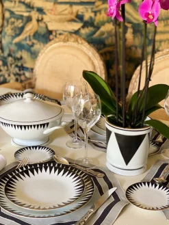 Molecot Dinnerware|Black Punk Rice & Pasta Serving Bowl