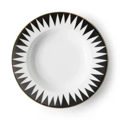 Molecot Dinnerware|Black Punk Soup & Pasta Plate