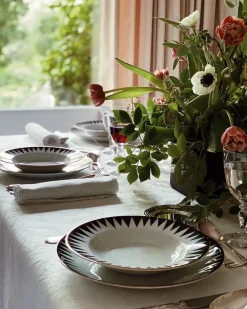 Molecot Dinnerware|Black Punk Soup & Pasta Plate