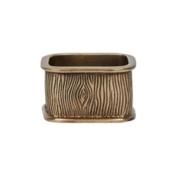 Juliska Place Settings & Linens|Blenheim Oak Napkin Ring in Brass