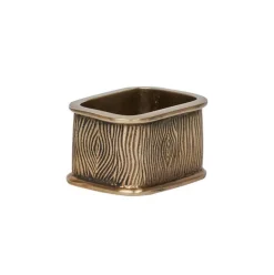 Juliska Place Settings & Linens|Blenheim Oak Napkin Ring in Brass