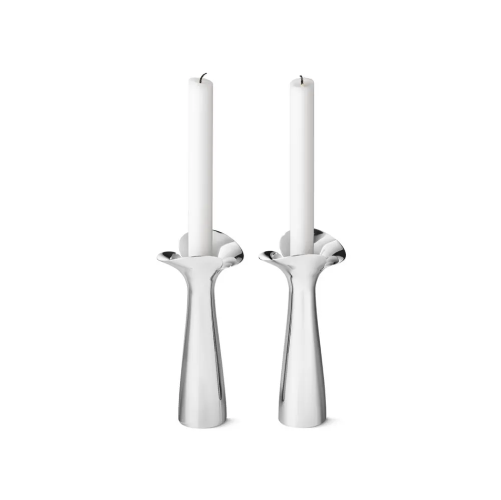 Georg Jensen Candles|Bloom Botanica Candleholder, Set of 2