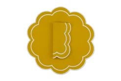 TriChi Design Place Settings & Linens|Bloom Linen Napkin and Placemat, Set of 4