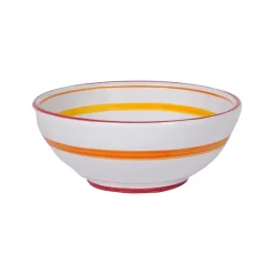 Cabana Dinnerware|Blossom Bowl in Burgundy