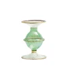 Kim Seybert Candles|Blossom Candle Holder in Green
