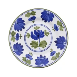 Cabana Dinnerware|Blossom Dessert Plate Blue
