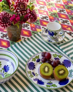 Cabana Dinnerware|Blossom Espresso Cup and Sauce in Blue