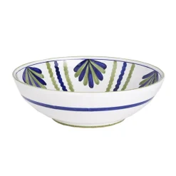Cabana Dinnerware|Blossom Salad Bowl Blue