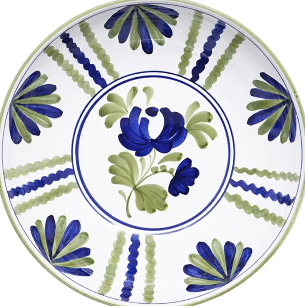 Cabana Dinnerware|Blossom Salad Bowl Blue