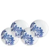 Caskata Dinnerware|Blue Arbor Canapé Plates Boxed, Set of 4