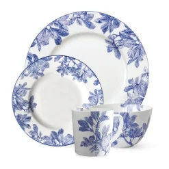 Caskata Dinnerware|Blue Arbor 4-Piece Place Setting
