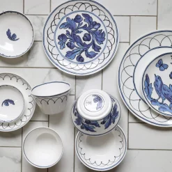 Twig NY Dinnerware|Blue Bird Fruit / Nut Bowl