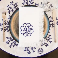 Cibelle Place Settings & Linens|Blue Corallo Napkin