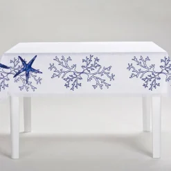 Cibelle Place Settings & Linens|Blue Corallo Tablecloth