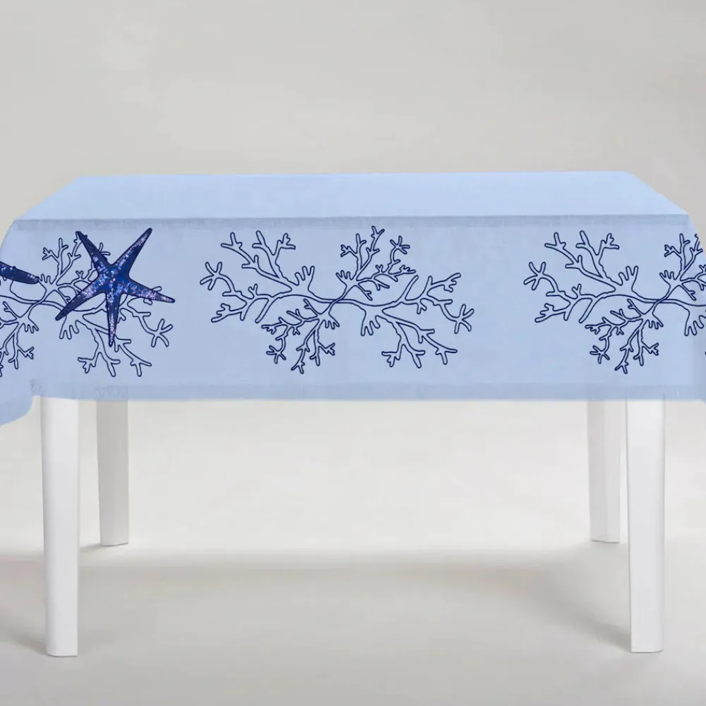 Cibelle Place Settings & Linens|Blue Corallo Tablecloth