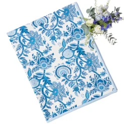 Mrs. Alice Place Settings & Linens|Blue Elizabeth Tablecloth