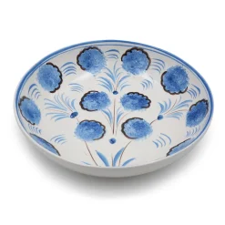 Carolina Irving and Daughters Dinnerware|Blue Flower Serving Bowl