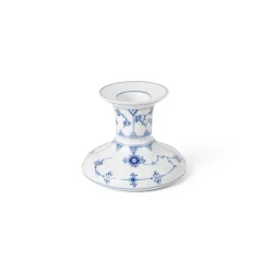 Royal Copenhagen Candles|Blue Fluted Plain Candle Holder