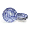Spode Dinnerware|Blue Italian Cereal Bowls, Set of 4