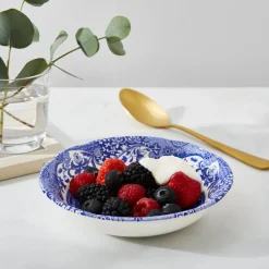 Spode Dinnerware|Blue Italian Cereal Bowls, Set of 4