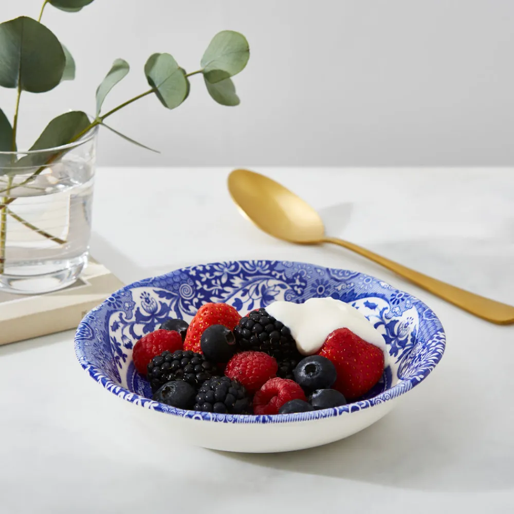 Spode Dinnerware|Blue Italian Cereal Bowls, Set of 4