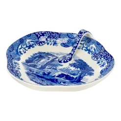 Spode Dinnerware|Blue Italian Handled Tray