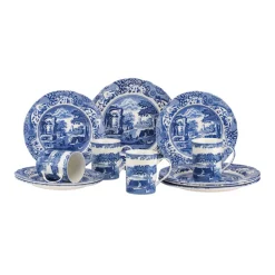 Spode Dinnerware|Blue Italian 12-Piece Set