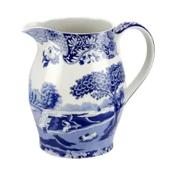 Spode Glassware|Blue Italian Pitcher