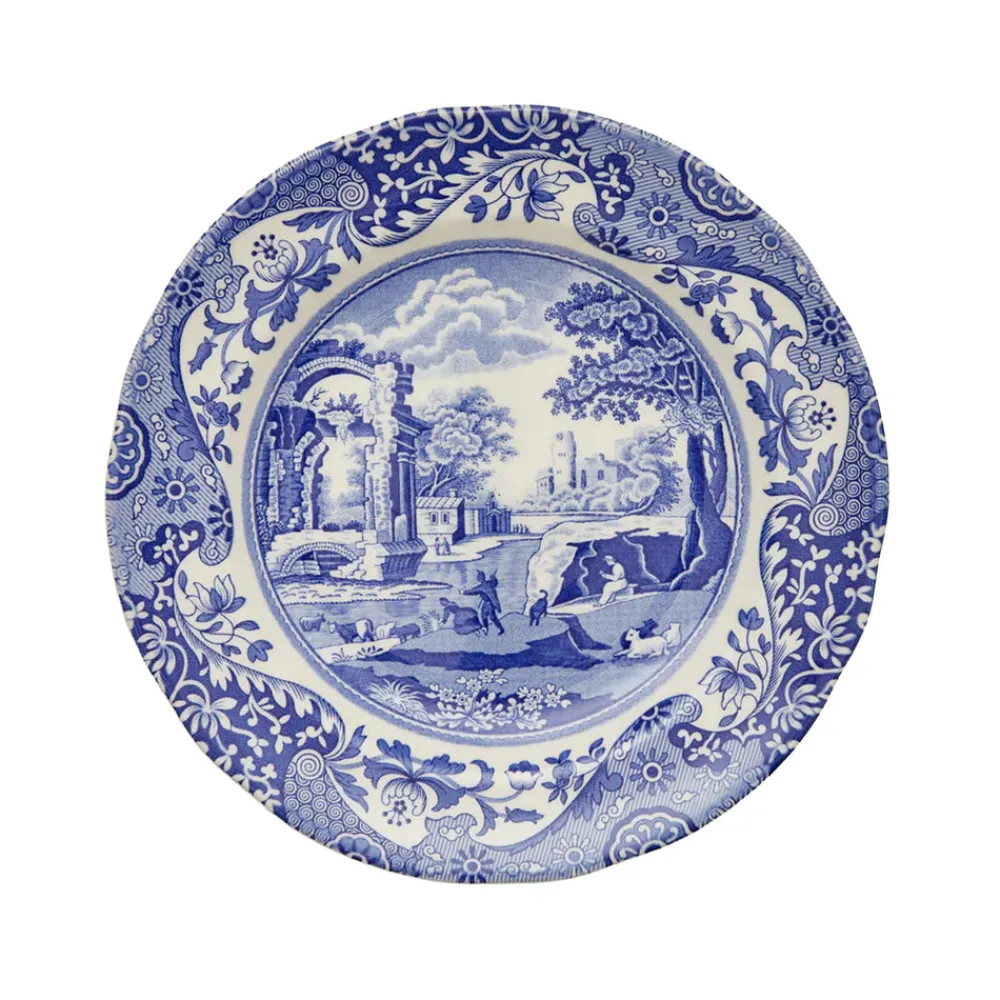 Spode Dinnerware|Blue Italian Salad Plates, Set of 4