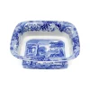 Spode Dinnerware|Blue Italian Square Dish