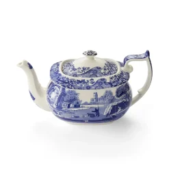 Spode Dinnerware|Blue Italian Teapot