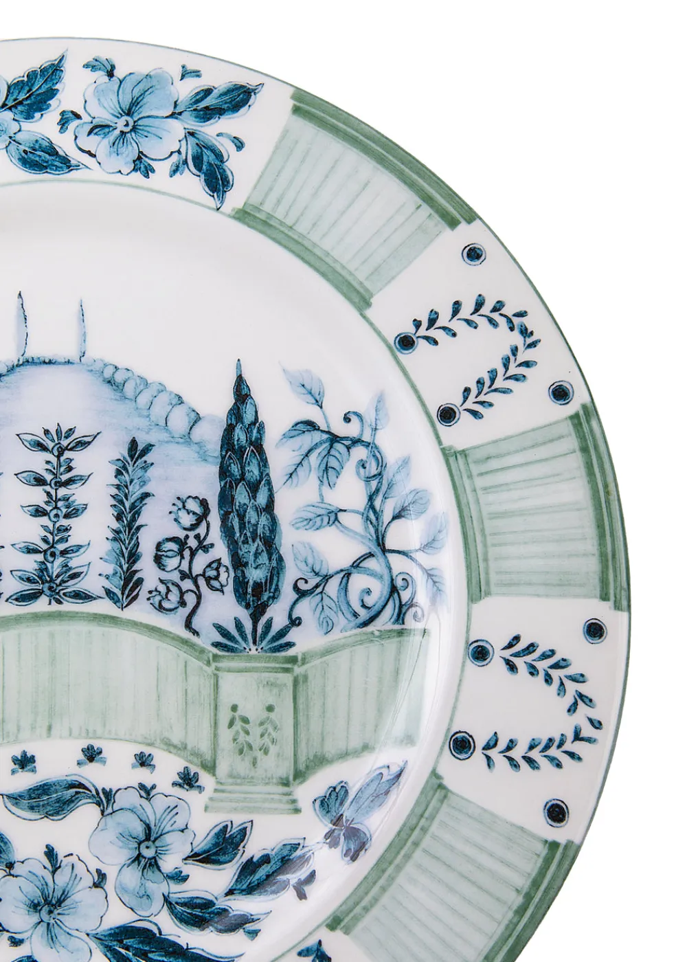 Laboratorio Paravicini Dinnerware|Blue Italian Views Plates Collection, Set of 6