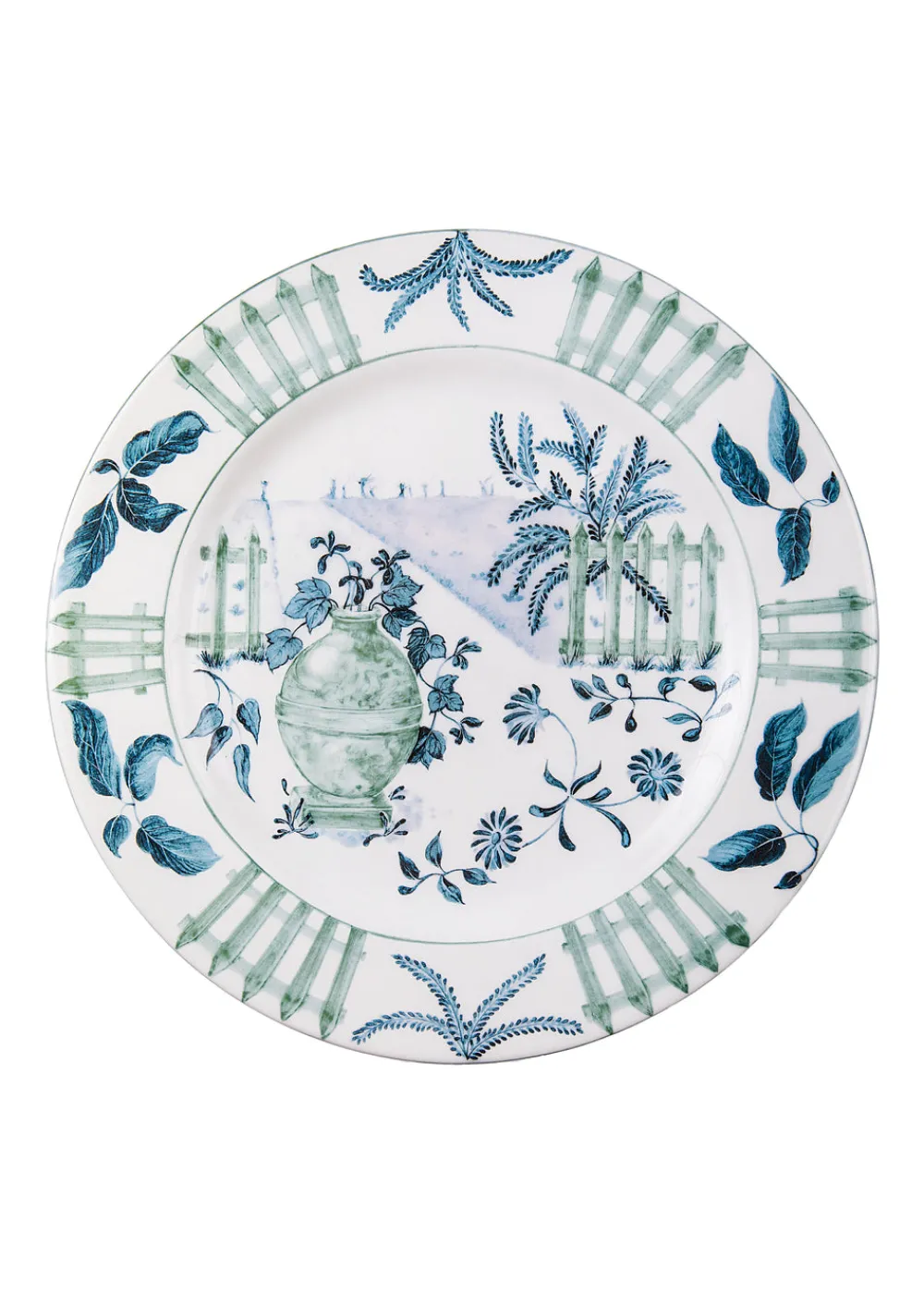 Laboratorio Paravicini Dinnerware|Blue Italian Views Plates Collection, Set of 6