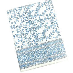 Flying Sheep Country Place Settings & Linens|Blue Leaves Tablecloth